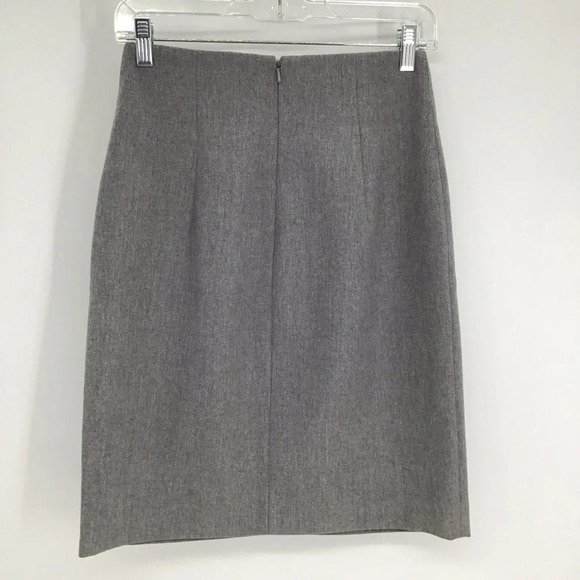 Robert Rodriguez Women’s Wool Pencil Skirt Winter Classic Career Gray Size 6 - Picture 2 of 5